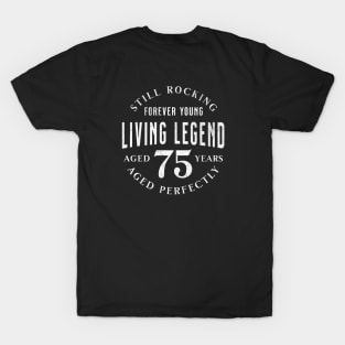 75 Years of Memories: Joyful & Humorous T-Shirt